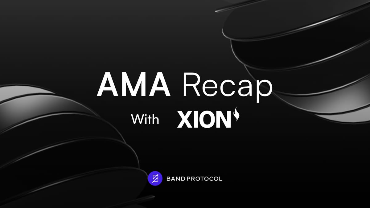 AMA Recap: Band Protocol x Burnt XION